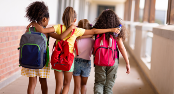 students with backpacks